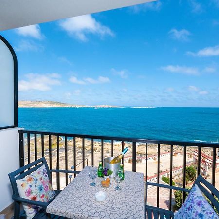 Islet Promenade Seafront 1 Bedroom Apartment With Sea View Balcony By Getawaysmalta St. Paul's Bay Exterior foto
