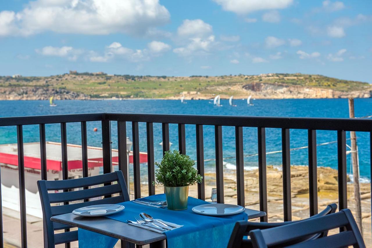 Islet Promenade Seafront 1 Bedroom Apartment With Sea View Balcony By Getawaysmalta St. Paul's Bay Exterior foto