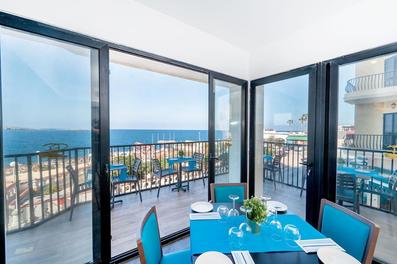 Islet Promenade Seafront 1 Bedroom Apartment With Sea View Balcony By Getawaysmalta St. Paul's Bay Exterior foto
